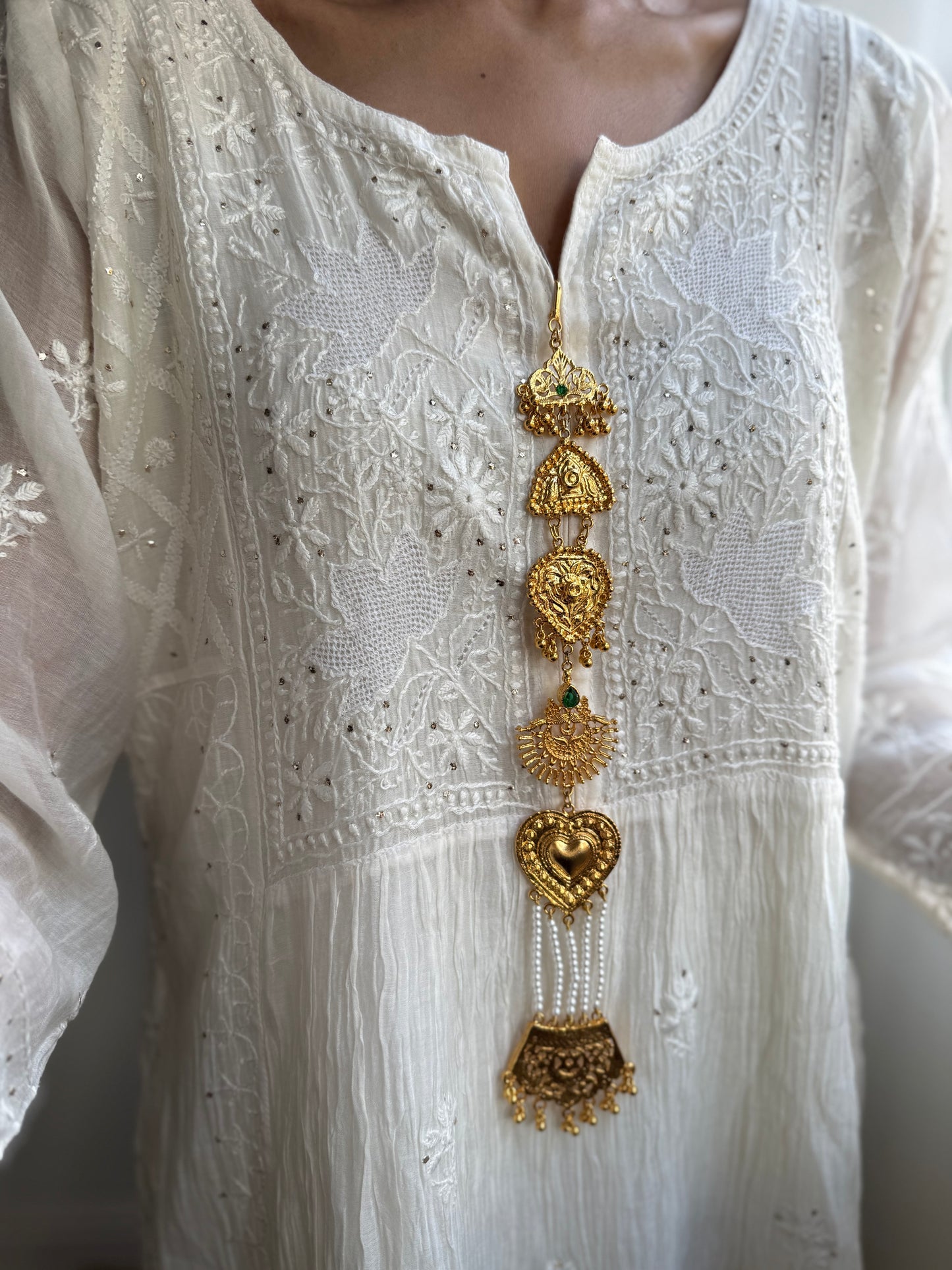 Gold Plated Kurta Patti