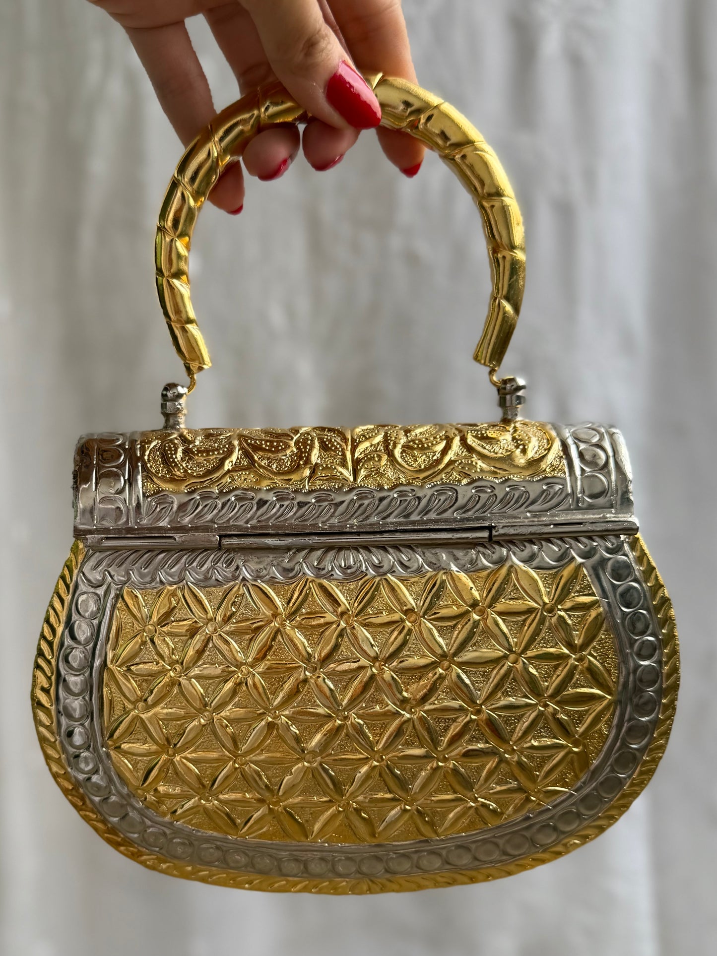 Gold & Silver Plated Clutch