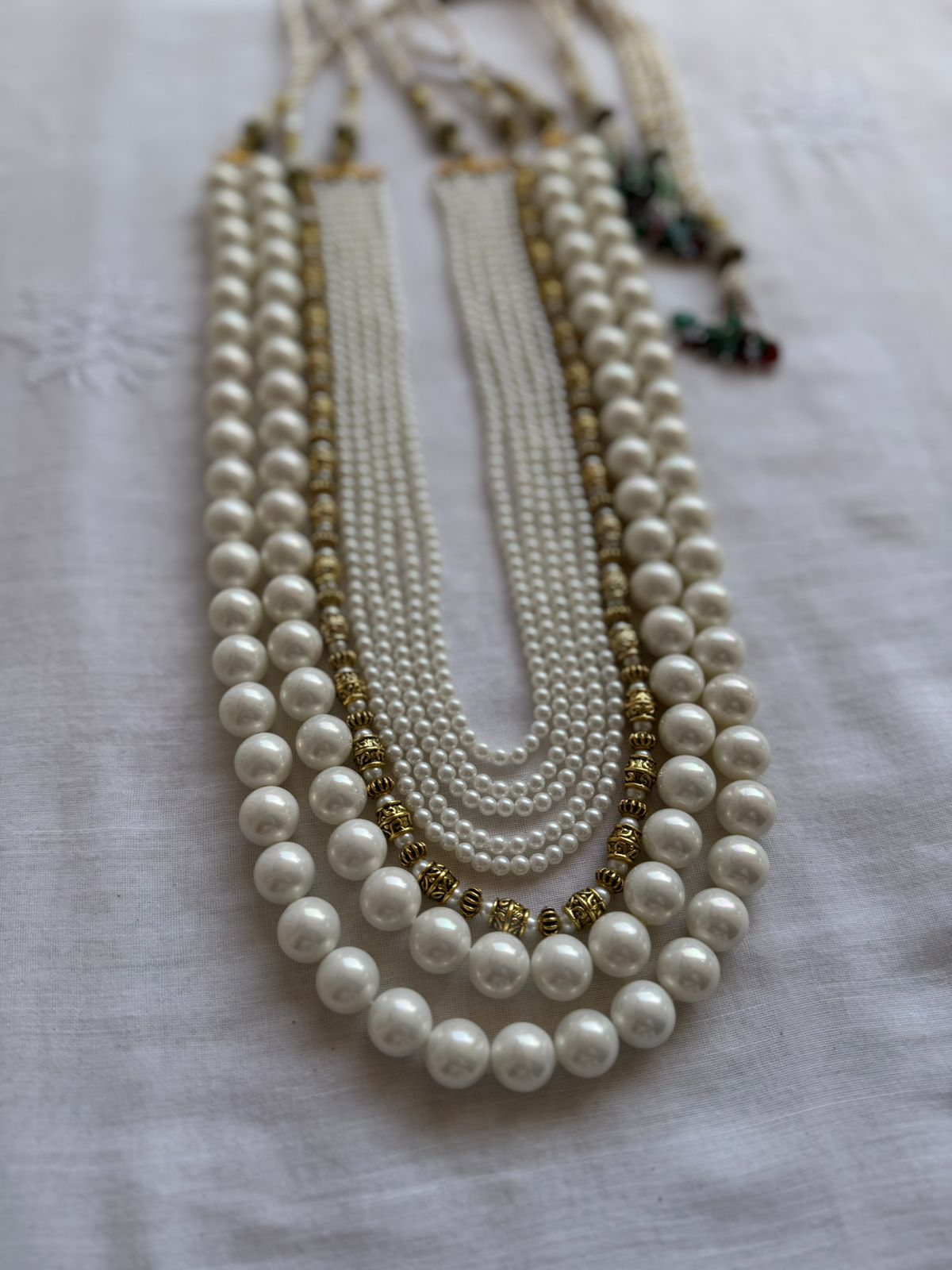 Shell Maala Shell Pearl Mala SET OF 3 malas – Ayesha Accessories