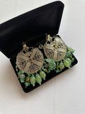 Oversized Emerald Earrings