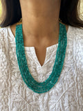 Turquoise Crystal Stone Mala