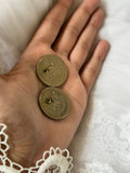 Vintage Real Coin studs