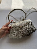 Silver Plated Clutch