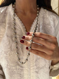 Silver Plated Matar Mala