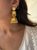 Gold Plated Paisley Jhumke