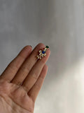 Parrot Pachi Kundan Noseclip