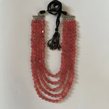 Coral stone Mala