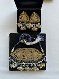 Allah Lapis Choker and Jhumke Set