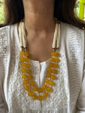 Yellow Jade Mala