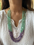 Amethyst & Enerald Mala