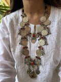 OLD Afghan Coin Mala