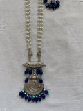 Lapis Swan Mala