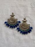 Lapis Swan Earrings