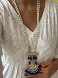 Lapis Swan Mala