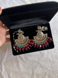 Tea Pink Swan Earrings