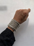 Silver Handcuff Kada ( one peice)