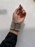 Silver Handcuff Kada ( one peice)