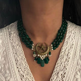 Chand Tara Emerald Choker