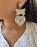 Lotus x Butterfly x Pan Silver Plated Earrings