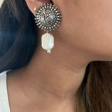 Real Pearl silver Studs
