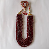 Ruby five layered Mala