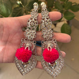 Limited Edition: Pan Paisley Pom Pom Earrings