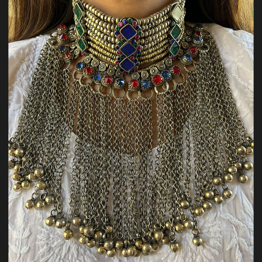 Old Authentic Afghan Choker