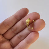 Gold plated Lotus Noseclip