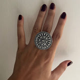 Indian Silver Adjustable Ring