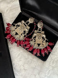 Elephant Ruby Earrings