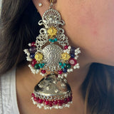 Limited Edition: Oversize Silver Jhumke