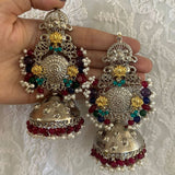 Limited Edition: Oversize Silver Jhumke