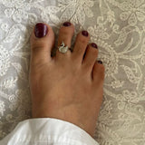Swan Toe/ Midi Ring