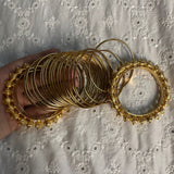 GOLDEN set Two kadey and 24 bangles