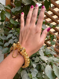 Gold Plated Elephant Handcuff