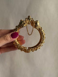 Gold Plated Elephant Handcuff