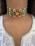 Lotus Meena Choker