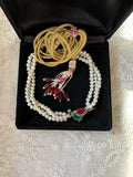 Meena Bird x Triple Pearl Choker