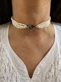 Meena Bird x Triple Pearl Choker