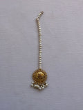 Gold Plated Teeqa with Pearls