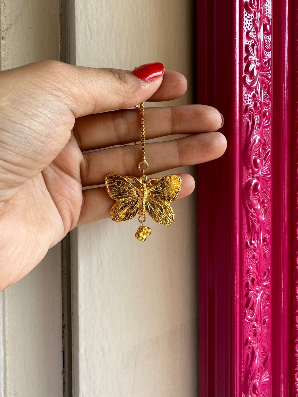 Gold Plated Butterfly Teeqa