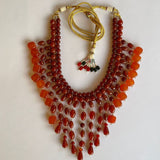 Semi Precious Aqeeq Choker