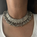 Silver Afghan Namakpara Choker