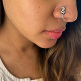 Antique silver Noseclip