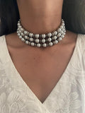 Grey Pearl Choker