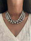 Grey Pearl Choker