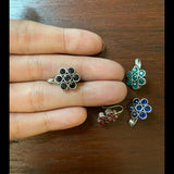 Black floral NoseClip
