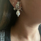 Bird Pearl Earrings