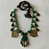 Emerald x Pearl Drop Choker