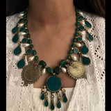 Emerald x Pearl Drop Choker
